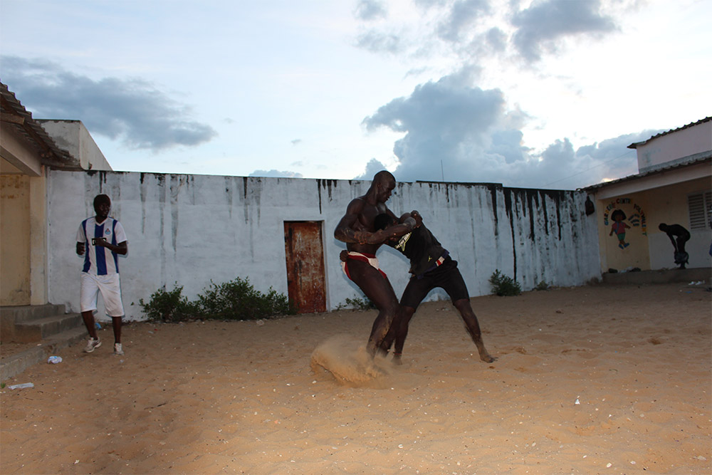 Wrestling and Football in Dakar, Senegal