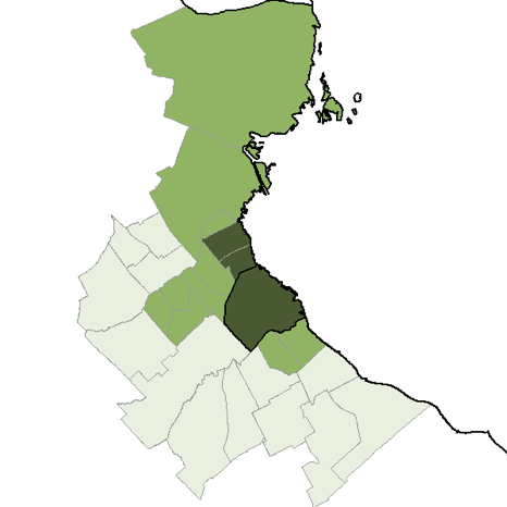 Figure 2: Percentage of homes with a personal computer in the Buenos Aires Metropolitan Area. (Source: National Institute of Statistics and Census, www.indec.gov.ar)